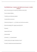 BUNDLE FOR PSY 5330 EXAMS &vert; Questions with 100&percnt; Correct Answers &vert; Verified Solutions