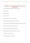 Psy5330 Wk 6&comma; 7&comma;8 Exam &ndash; Questions with 100&percnt; Correct Answers &vert; Verified Solutions
