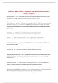 PSY5330 - Week 8 Exam &ndash; Questions with 100&percnt; Correct Answers &vert; Verified Solutions