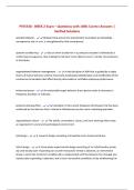 PSY5330 - WEEK 2 Exam &ndash; Questions with 100&percnt; Correct Answers &vert; Verified Solutions