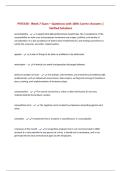 PSY5330 - Week 7 Exam &ndash; Questions with 100&percnt; Correct Answers &vert; Verified Solutions