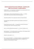 Salesforce Mulesoft Associate Certification - Questions with 100&percnt; Correct Answers &vert; Verified Solutions