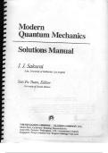 Solutions Manual for Modern Quantum Mechanics by J&period; J&period; Sakurai &ndash; Step-by-Step Exercise Solutions