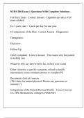 NURS 500 Exam 1 Questions With Complete Solutions