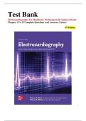 Electrocardiography for Healthcare Professionals &ndash; Test Bank &lpar;6th Edition&comma; Kathryn Booth&rpar; &ndash; Complete Questions and Answers