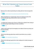BCom Test 1 Questions and  Correct Answers Latest  Update