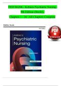 Test Bank &ndash; Keltner&rsquo;s Psychiatric Nursing&comma; 9th Edition by Debbie Steele &vert; Complete Chapters &vert; Verified Answers &vert; Latest 2025 Update
