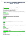 Texas Principles 1 Exam Practice Questions & Answers 100&percnt; Verified &vert; Real Estate Licensing