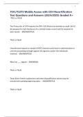 TCIC&sol;TLETS Mobile Access with CCH Recertification Test Questions and Answers &lpar;2024&sol;2025&rpar; Graded A&plus;