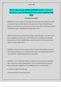 PN Fundamentals EXAM VERSION A & B COMPLETE Questions and Verified Solutions Latest Update This Year
