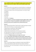 Exam 1&colon; NU664C&sol; NU 664C &lpar;Latest 2025&sol;2026 Update&rpar; Family Psychiatric Mental Health I Review&vert; Qs & As&vert; Grade A&vert; 100&percnt; Correct &lpar;Verified Answers&rpar;- Regis