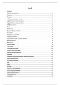 Samenvatting jaar 3 blok A en &lpar;C&rpar; 