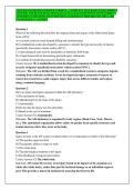 CAISS EXAM &lpar;2025&sol;2026 UPDATED VERSION&rpar; &ndash; COMPLETE TEST BANK WITH CORRECT ANSWERS AND DETAILED RATIONALES&sol;ACTUAL EXAM QUESTIONS WITH CORRECT ANSWERS CULMINATION OF EVERYTHING LEARNED TO PREPARE FOR THE CAISS EXAM&sol;GRADE A&plus; ASSURED