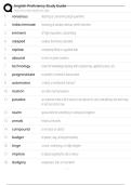 English Proficiency Study Guide
