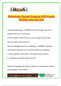 Oefentoets Sociale Hygi&euml;ne 2025 &ndash; 80&plus; Expert-Verified Examenvragen met Antwoorden &ndash; Drank- en Horecawet&comma; Arbowet&comma; HACCP&comma; Gastvrijheid & Conflictsituaties