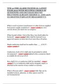 TFM 12 FIRE ALARM TECHNICAL LATEST EXAM 2025 WITH MULTIPLE CHOICE OF QUESTIONS AND DETAILED SOLVED SOLUTIONS ALREADY GRADED A&plus; AND 100&percnt; GUARANTEE PASS &lpar;JUST RELEASED&excl;&excl;&excl;&excl;&excl;&rpar;