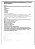 NURS 6501 ADVANCED PATHOPHYSIOLOGY MIDTERM LATEST EXAM&sol; NURS 6501 MIDTERM EXAM LATEST