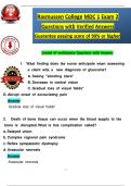 Rasmussen College MDC 1 Exam 2  Questions with Verified Answers Guarantee passing score of 90&percnt; or &planckh;ig&planckh;er