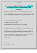 ARM 401 Exam 1&comma; 2 & STUDY GUIDE ALL 700 Questions and Verified Solutions Latest Update This Year