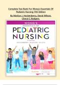 Complete Test Bank For Wong's Essentials Of Pediatric Nursing 11th Edition By Marilyn J&period; Hockenberry&comma; David Wilson&comma; Cheryl C Rodgers