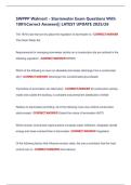 SWPPP Walmart - Stormwater Exam Questions With 100&percnt;Correct Answers&vert;&vert; LATEST UPDATE 2025&sol;26