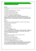 SAUNDERS COMPREHENSIVE REVIEW FOR THE NCLEX-RN EXAMINATION &vert;2025&sol;2026&vert; COMPLETE EXAM TEST QUESTIONS AND VERIFIED ANSWERS &lpar;MULTIPLE CHOICES&rpar; AND RATIONALES&vert;GET IT 100&percnt; ACCURATE&excl;&excl;