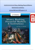 Money&comma; Banking&comma; Financial Markets and Institutions&comma; 2nd Edition SOLUTION MANUAL by Brandl Michael&comma; Verified Chapters 1 - 24&comma; Complete Newest Version
