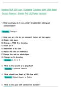 Hondros NUR 172 Exam 2 Complete Questions With 100&percnt; Rated Correct Answers &vert; Graded A&plus;&vert; 2025 Latest Updated