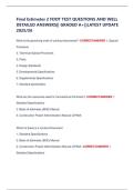 Final Estimates 2 FDOT TEST QUESTIONS AND WELL DETAILED ANSWERS&vert;&vert; GRADED A&plus;&vert;&vert;LATEST UPDATE 2025&sol;26