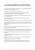 Journeyman Oil Maine Fuel Board Rules NEWEST 2025&sol;2026 ACTUAL EXAM COMPLETE QUESTIONS AND CORRECT DETAILED ANSWERS &lpar;VERIFIED ANSWERS&rpar; &vert;ALREADY GRADED A&plus;&vert;&vert;BRAND NEW&excl;&excl;