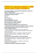 PTH202 Test 1 Questions with 100&percnt; Verified Answers Latest Versions Top Rated A&plus;&period;