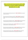 FREC 4 ACTUAL Real Exam Questions WITH 100&percnt;  RATED Correct Answers EXPERT VERIFIED JUST  RELEASED GET IT A&plus; 2025