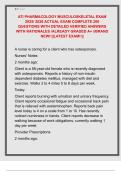 ATI PHARMACOLOGY MUSCULOSKELETAL EXAM  2025&sol; 2026 ACTUAL EXAM COMPLETE 200  QUESTIONS WITH DETAILED VERIFIED ANSWERS  WITH RATIONALES &sol;ALREADY GRADED A&plus; &sol;&sol;BRAND  NEW&excl;&excl;&vert;&vert;LATEST EXAM&excl;&excl;&vert;&vert; 