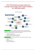 WGU D753 Final Exam Study Guide&colon; Key Concepts and Strategies with Complete Solution &vert; New 2025-2026 Update