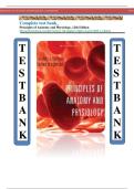 Principles of Anatomy and Physiology&comma; 12th Edition &lpar;Bryan Derrickson&comma; Gerald Tortora&rpar; All chapters &lpar;Q&A&rpar; Latest 2025 A&plus; Rated