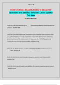 HCM 425 FINAL EXAM & Midterm EXAM 450 Questions and Verified Solutions Latest Update This Year