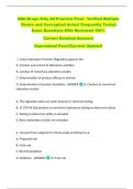 RAC-Drugs Only All Practice Final - Verified Multiple  Choice and Conceptual Actual Frequently Tested  Exam Questions With Reviewed 100&percnt;   Correct Detailed Answers   Guaranteed Pass&excl;&excl;Current Update&excl;&excl; 