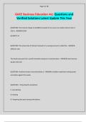 GACE Business Education ALL Questions and Verified Solutions Latest Update This Year