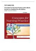 Test Bank For Concepts for Nursing Practice &lpar;with eBook Access on Vital Source&rpar; 4th Edition by Jean Foret Giddens&period;&vert; All Chapters 1-60 Fully Addressed-Latest 2026&period;