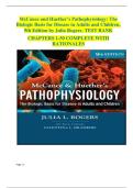 Pathophysiology&colon; The Biologic Basis for Disease in Adults and Children &lpar;9th Edition&comma; Julia Rogers&rpar; &ndash; Complete Test Bank with Rationales &lpar;Chapters 1&ndash;50&rpar;