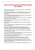 BIO108 LAB UMKC EXAM QUESTIONS AND ANSWERS 100&percnt; CORRECT 