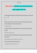 BCSP STSC ALL Questions and Verified Solutions Latest Update This Year