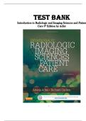 Introduction to Radiologic and Imaging Sciences and Patient Care&comma; 6th Edition &ndash; Adler Test Bank