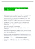 MAR3203 EXAM 1 UCF QUESTIONS AND ANSWERS