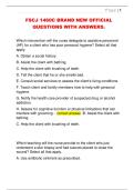 FSCJ 1460C BRAND NEW OFFICIAL  QUESTIONS WITH ANSWERS&period;