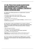 CT RE PRACTICE EXAM QUESTIONS AND ANSWERS WITH COMPLETE SOLUTIONS 100&percnt; CORRECT RATED A&plus; NEWLY UPDATED 2025