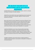 HR BLOCK VOCAB CH 1-6 QUESTIONS WITH ACCURATE ANSWERS