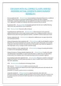 CRA EXAM WITH ALL CORRECT & 100&percnt; VERIFIED ANSWERS&vert;ACTUAL COMPLETE EXAM&vert;ALREADY GRADED A&plus;