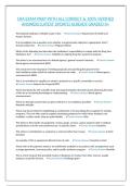 CRA EXAM PREP WITH ALL CORRECT & 100&percnt; VERIFIED ANSWERS&vert;LATEST UPDATE&vert;ALREADY GRADED A&plus;