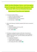 ECDIS Verified Multiple Choice and Conceptual  Actual Frequently Tested Exam Questions With  Reviewed 100&percnt; Correct Detailed Answers   Guaranteed Pass&excl;&excl;Current Update&excl;&excl; 